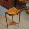 Good Edwardian Rosewood Corner Table