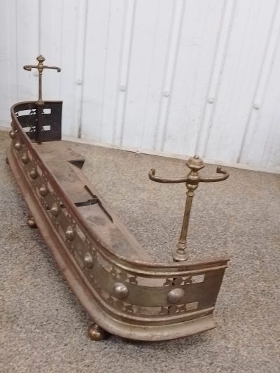 Antique Regency Steel Fire Fender