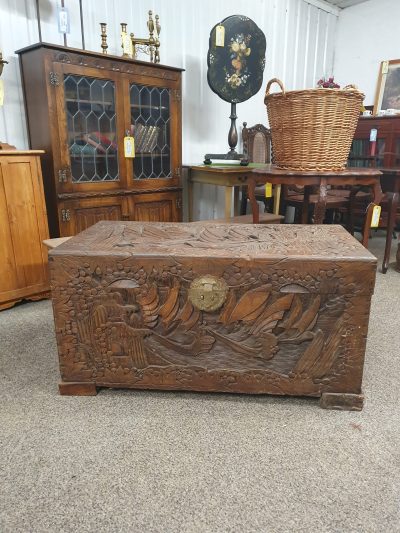 Good Antique Chinese Camphor Wood Chest