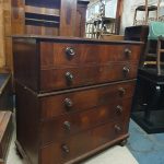 Antique Victorian Secretaire Desk Chest 19th century Antique Chest Of Drawers