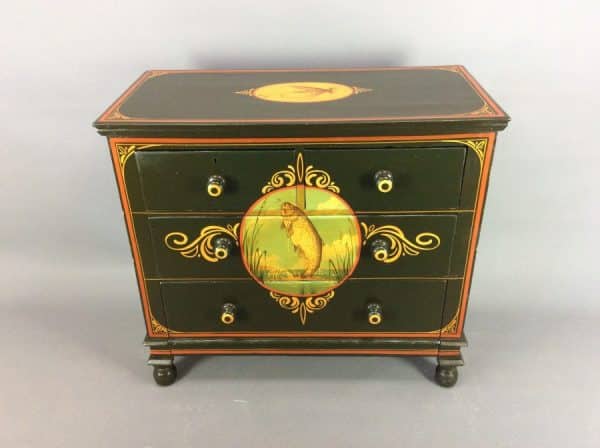 Late Victorian Painted Chest of Drawers c1890