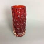 Whitefriars Medium Bark Vase by Geoffrey Baxter glass vase Antique Glassware
