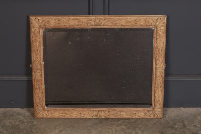Carved Oak Mirror