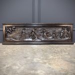 Decorative Carved Oak Panel carving Antique Art