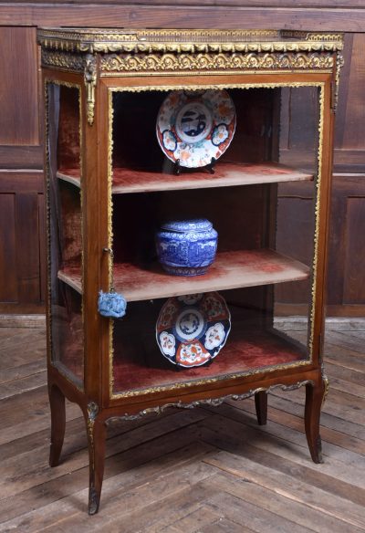 French Marble Top Vitrine / Display Cabinet SAI3721