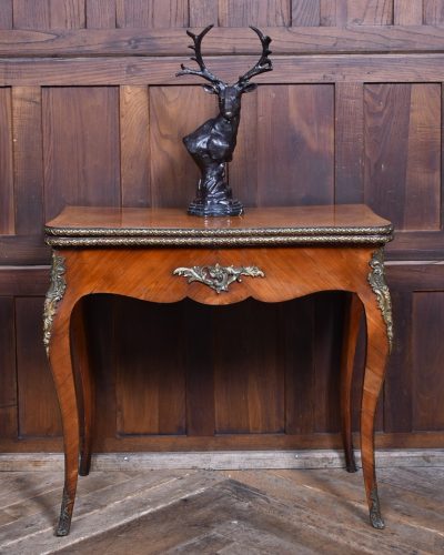 Victorian Marquetry Card Table SAI3702