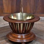 Mahogany & Brass Planter SAI3710 brass Miscellaneous