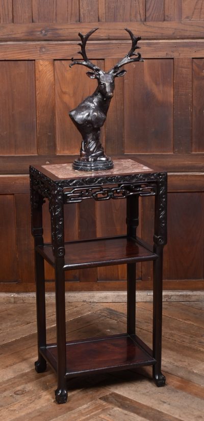 Chinese Marble Top Side Table SAI3726
