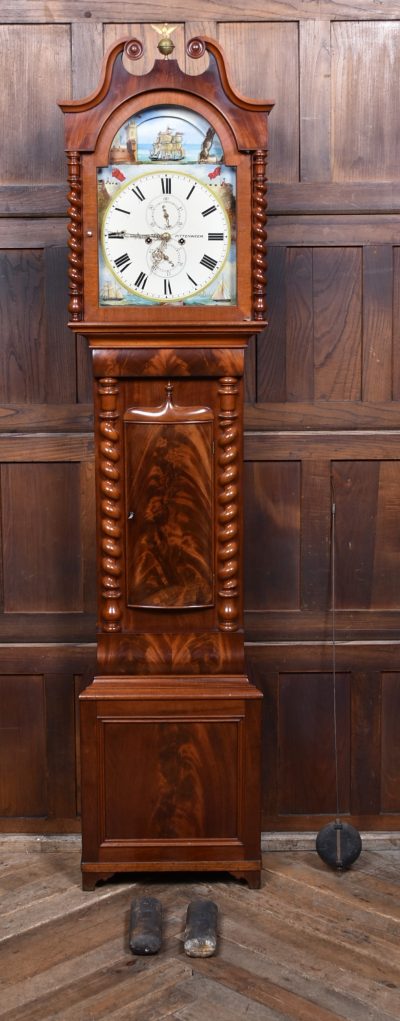 Scottish Mahogany Longcase /Grandfather Clock SAI3715