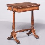 Regency Mahogany Work Table or Side Table work table Antique Furniture