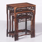 Nest of Three Huanghuali Tables Antique Tables