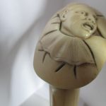 BONE CLOWNS HEAD  WALKING STICK     FREE POST Walking cane Miscellaneous