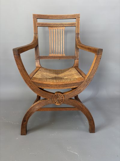 Arts & Crafts Oak Armchair