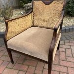 19th Century Mahogany Bergere Armchair 19th century Antique Chairs