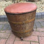 R A Lister & Co Coal Bucket Seat antique oak Antique Collectibles