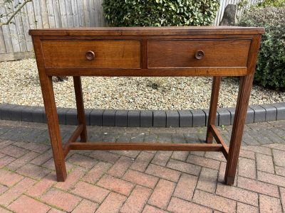 Gordon Russell Air Ministry Oak Console Table