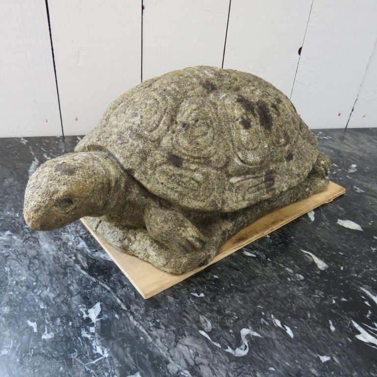 Vintage Stone Tortoise Garden Ornament