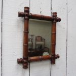 Antique French Faux Bamboo Mirror Antique Mirrors