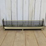Victorian Brass Fireside Fender Antique Metals