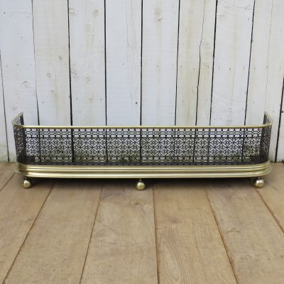 Victorian Brass Fireside Fender