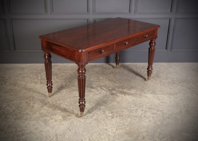 Large Victorian Mahogany Side Table