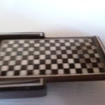 SMALL   SLIDING TOP BOX 5 CM DICE TOP antique box Antique Boxes