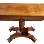 Victorian Mahogany Platform Base Card Table Antique Tables