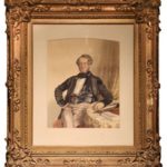 Watercolour of a Gentleman Antique Art