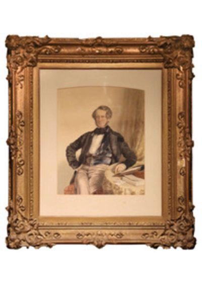 Watercolour of a Gentleman