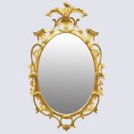 Carved Giltwood Mirror in the Style of Robert Adam Antique Mirrors
