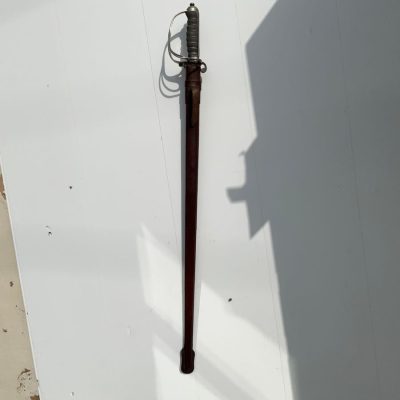 BRITISH OFFICERS 1895  SWORD & SCABBARD