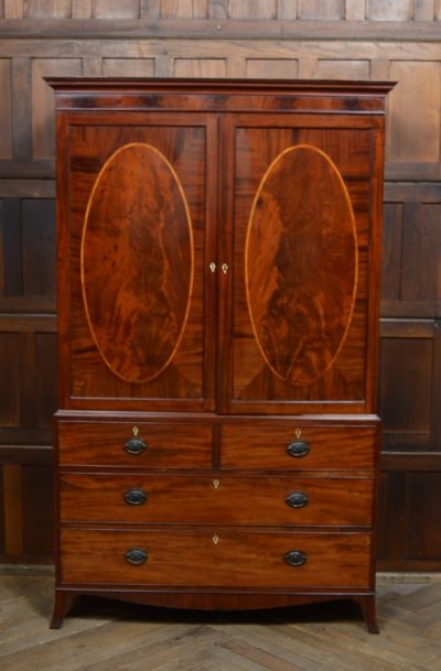 Regency Mahogany Linen Press SAI3085