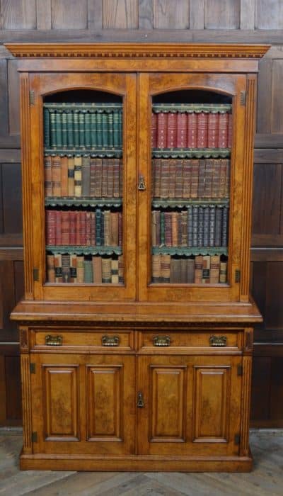 Victorian Pollard Oak Bookcase SAI3212