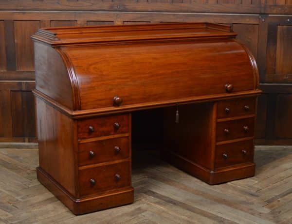 Victorian Mahogany Cylinder Desk SAI2904