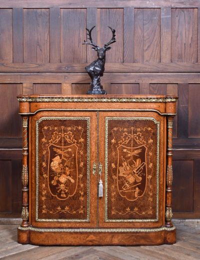 Victorian Walnut Side Cabinet SAI3748
