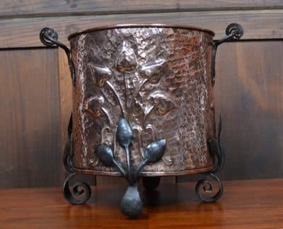 Art Nouveau Copper Bucket SAI2886
