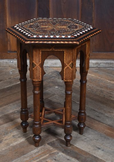 Hexagonal Islamic Table SAI3737