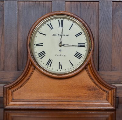 Jas Whitelaw Of Edinburgh Oak Mantle Clock SAI3512