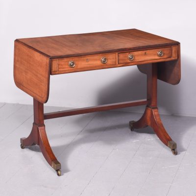 Neat Sized Mahogany Sofa Table