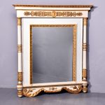 George IV Painted and Parcel-Gilt Overmantel Mirror Antique Mirrors