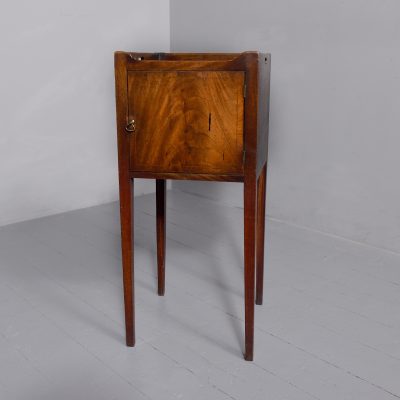 George III Mahogany Bedside Cabinet