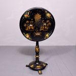 Painted Papier-mÃ¢chÃ©  Occasional Table Antique Furniture