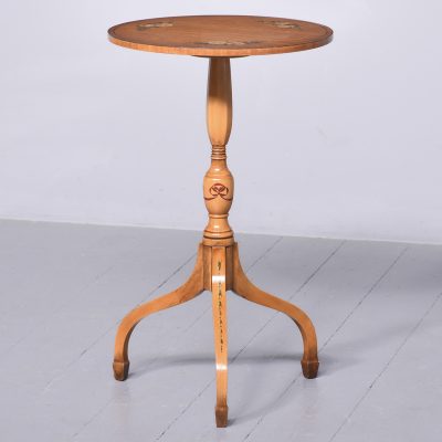 Reproduction Georgian, Adam-Style Painted Satinwood Wine/Occasional Table