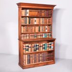 Victorian Mahogany Cabinet Bookcase bookcase Antique Bookcases