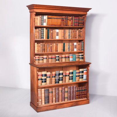 Victorian Mahogany Cabinet Bookcase