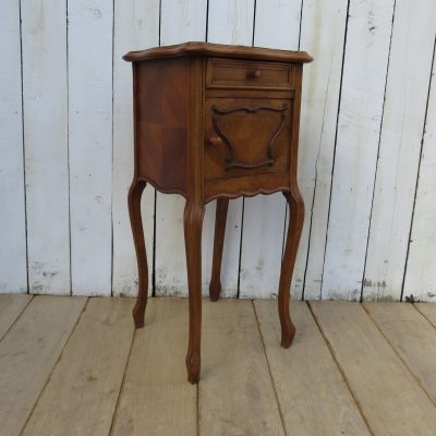 Antique Marble Top Bedside Cabinet