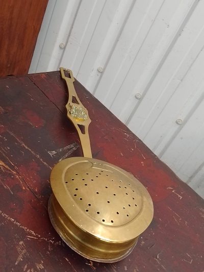 Antique Brass Chestnut Roaster