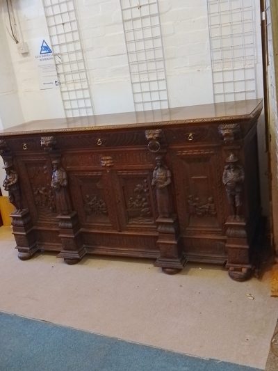 Antique Carved Sideboard Dresser