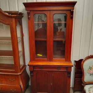 Small Antique Victorian 2dr Bookcase Antique bookcase Glasgow Antique Bookcases