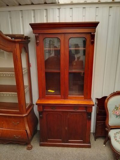 Small Antique Victorian 2dr Bookcase